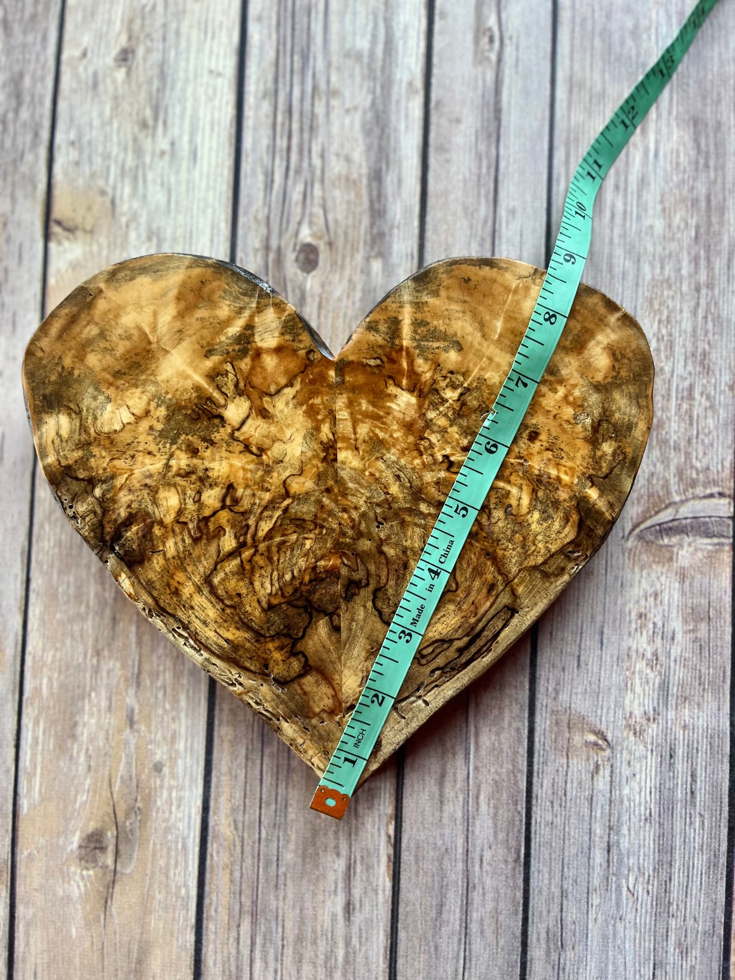 Live Edge Wooden heart wooden art abstract art wooden sculpture wall hanging heart wooden heart with hanging strip