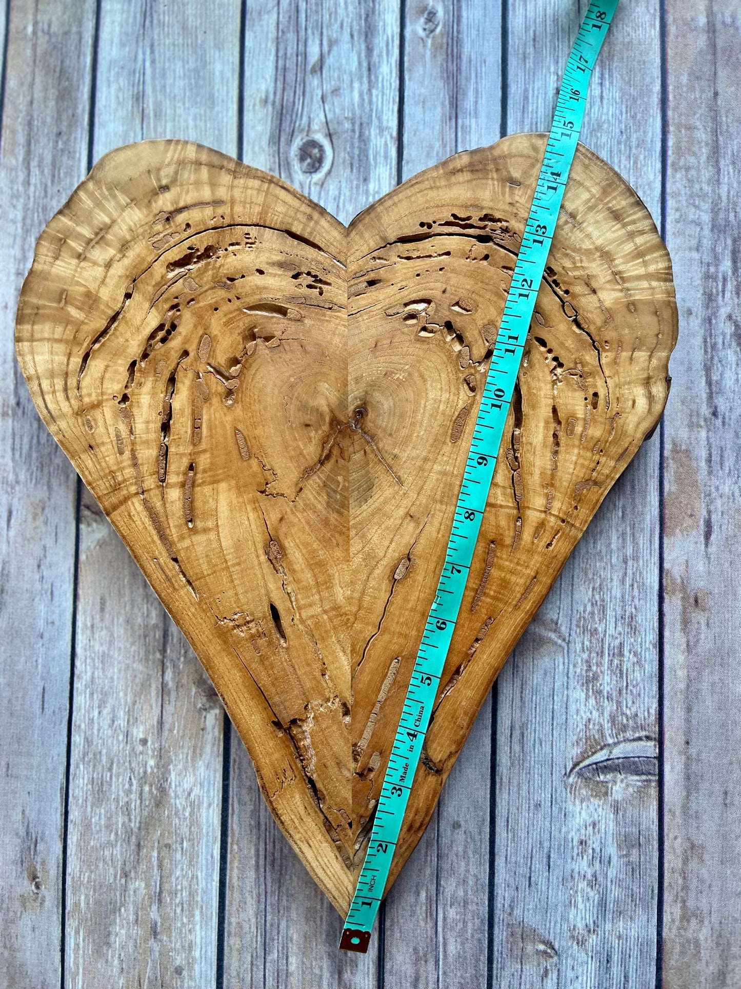 Rustic Wooden heart wooden art abstract art wooden sculpture wall hanging heart wooden heart with hanging strip for