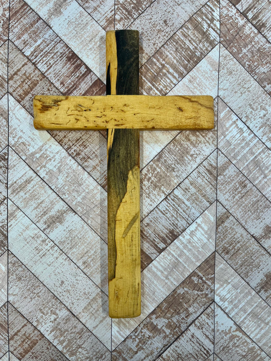 Rustic cross Baptism gift wedding gift anniversary gift wooden cross art wooden art sculpture