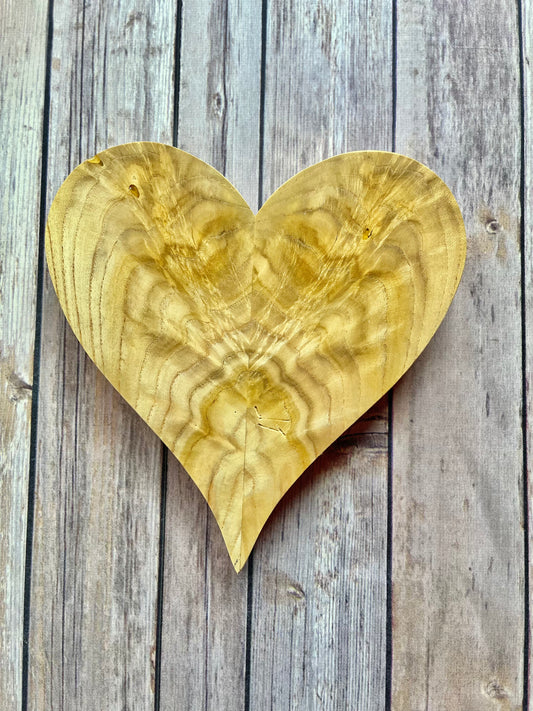 Rustic Wooden heart wooden art abstract art wooden sculpture wall hanging heart wooden heart with hanging strip