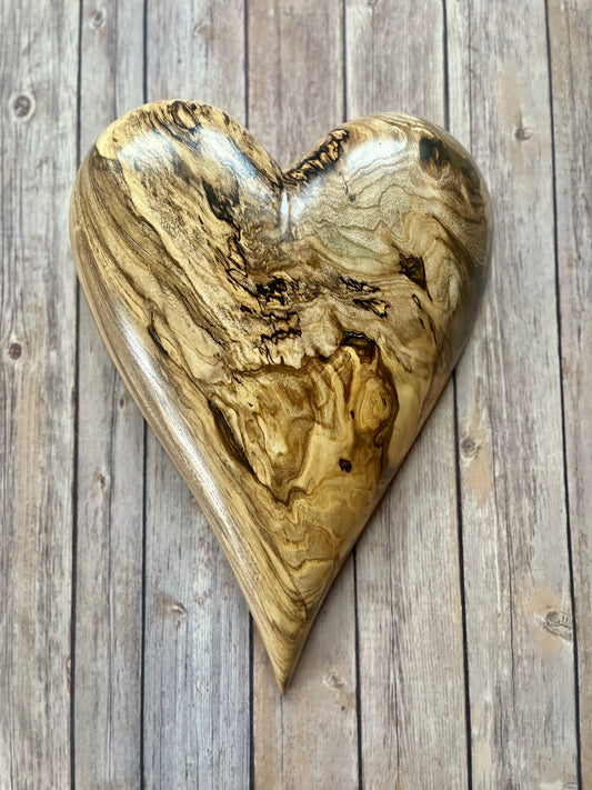 3D Wooden Heart Art Sculpture Wood Anniversary gift 20th anniversary birthday gift Mother’s Day gift Wooden heart