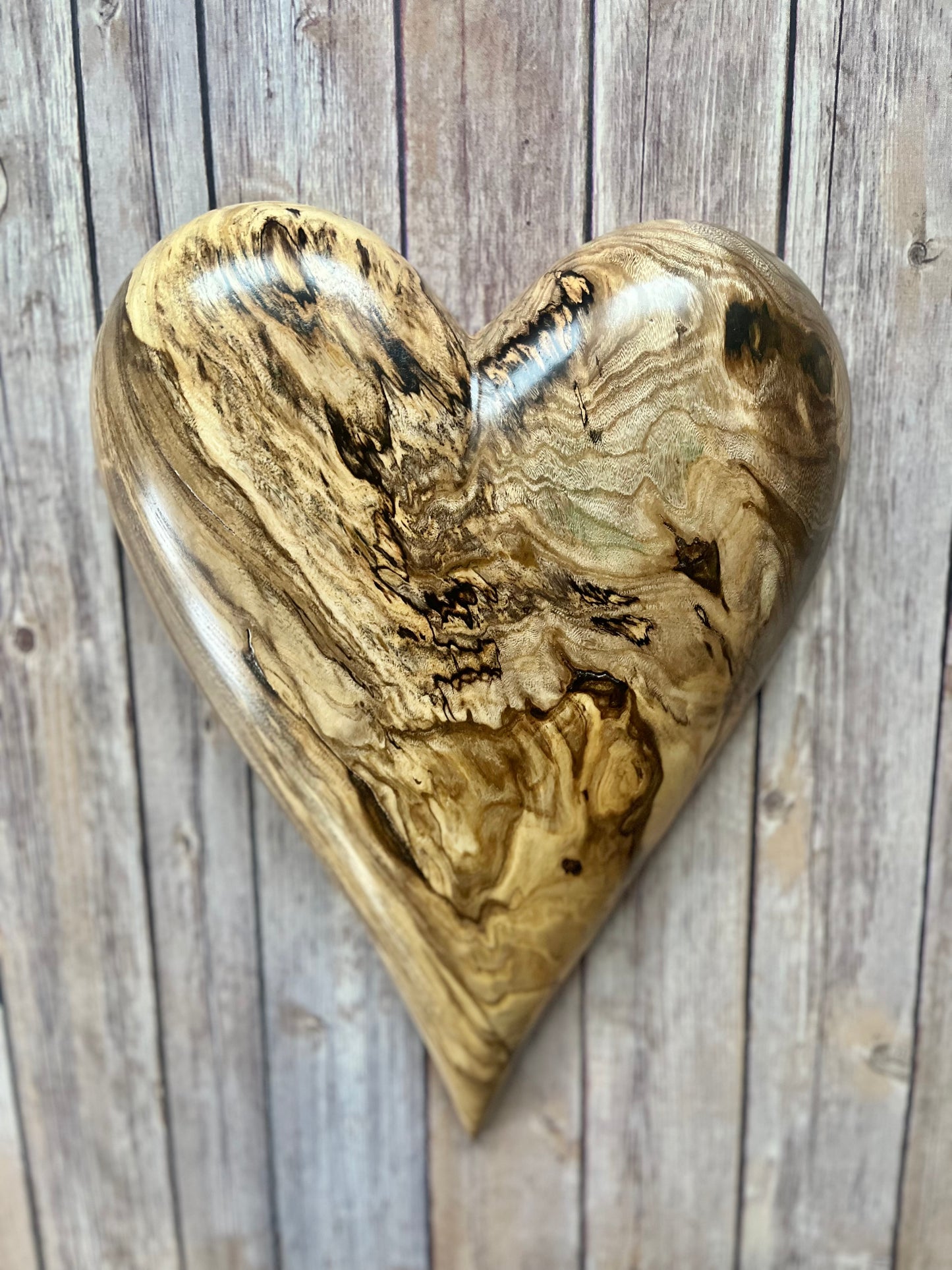 3D Wooden Heart Art Sculpture Wood Anniversary gift 20th anniversary birthday gift Mother’s Day gift Wooden heart