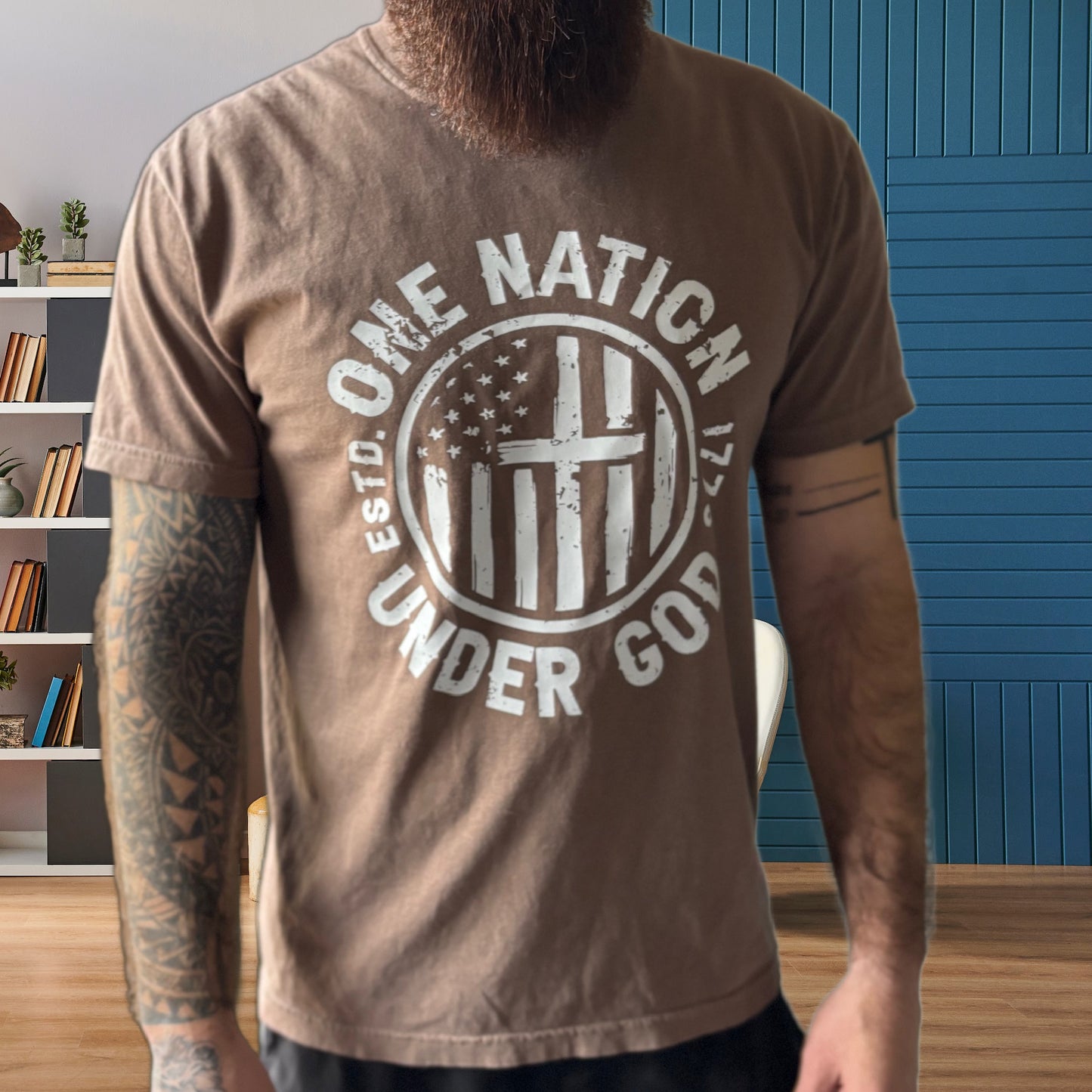 One Nation Under God Comfort Colors T-shirt