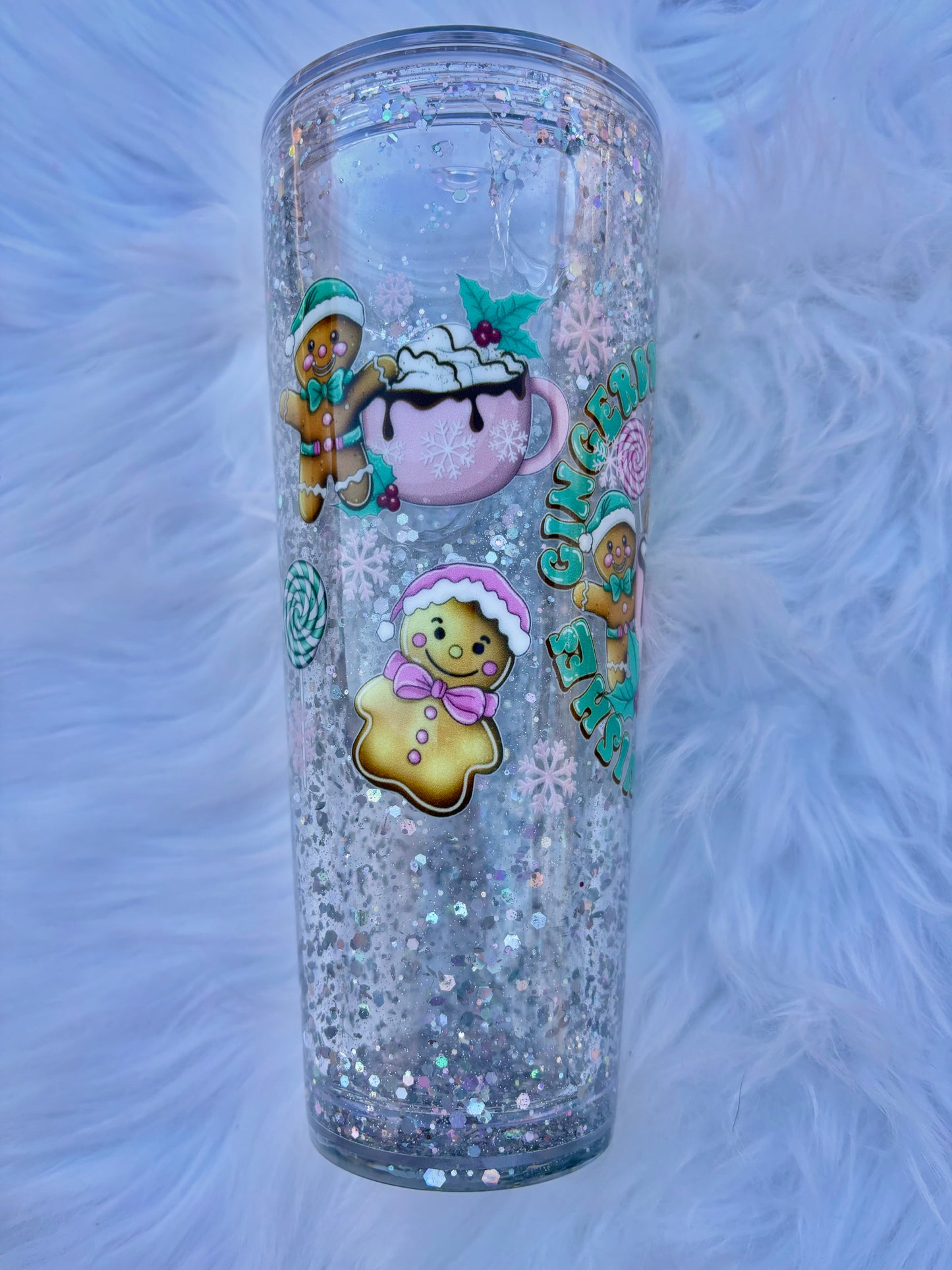 Snowglobe Tumbler 24oz