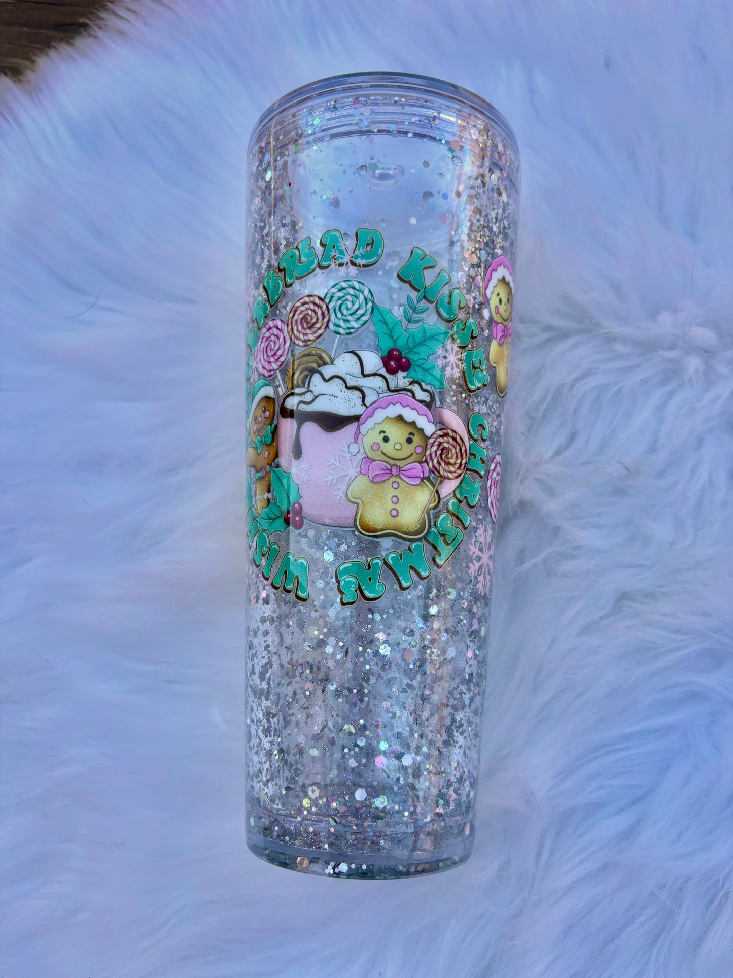 Snowglobe Tumbler 24oz