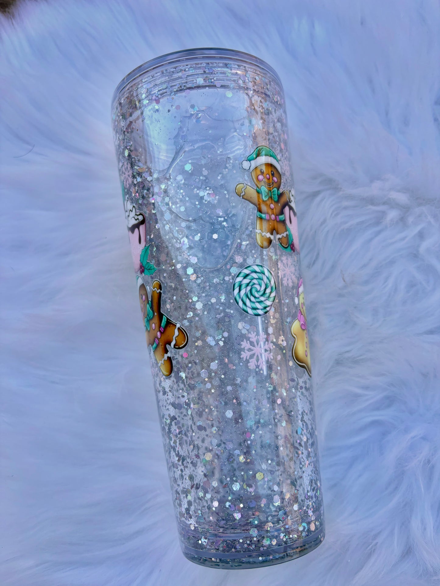 Snowglobe Tumbler 24oz