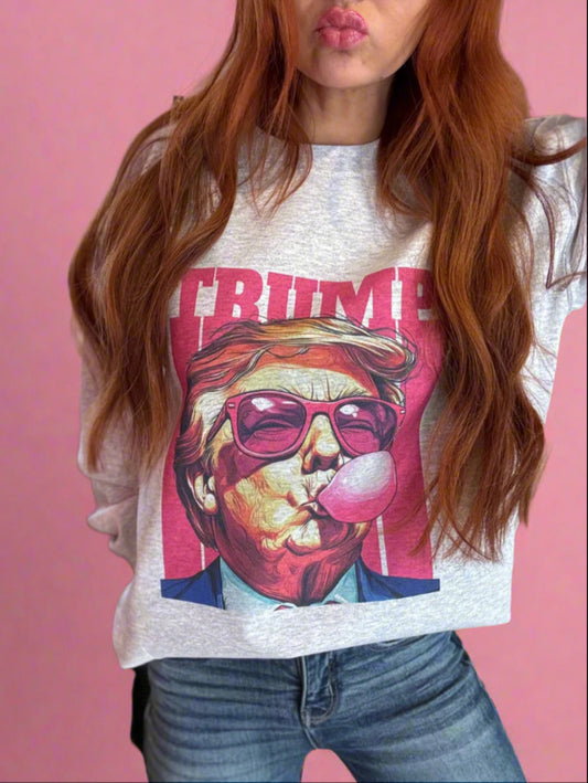 TRUMP Pink Bubblegum Sweatshirt