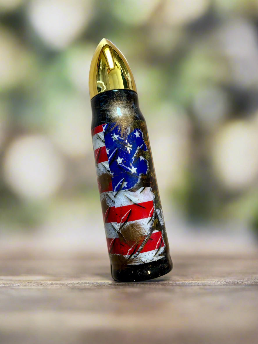 Special Edition U.S. ARMY VETERAN Bullet Tumbler Termos