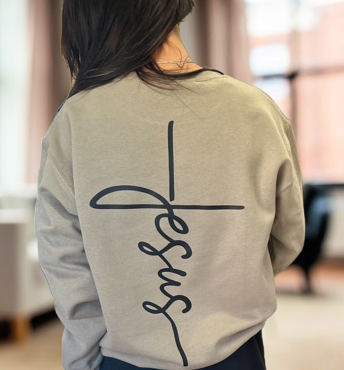 Front + Back AMEN + JESUS CROSS