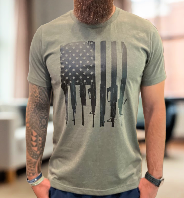 Weapon America Shirt Flag