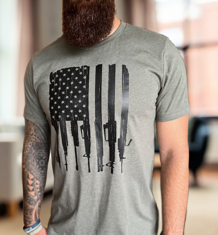 Weapon America Shirt Flag