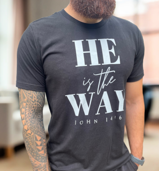 He is the way John 14:6 He is the light he is the truth Jesus shirts pray shirts scripture shirts christian hoodies jesus hoodies pray shirt