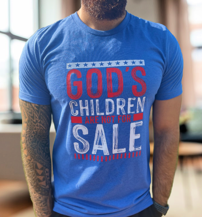 Gods Children Are Not For Sale Shirt American flag America Shirt USA Military shirts Constitution Faith based shirts Christian Shirts