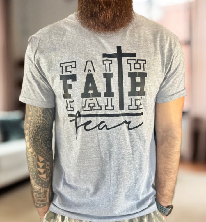 Faith over Fear shirt Faith hoodie faith sweatshirt mens and womens faith can move mountains christian shirts scripture gifts shirt