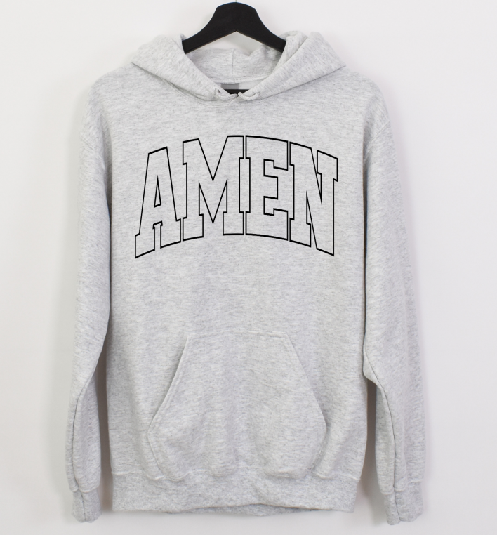 Front + Back AMEN + JESUS CROSS