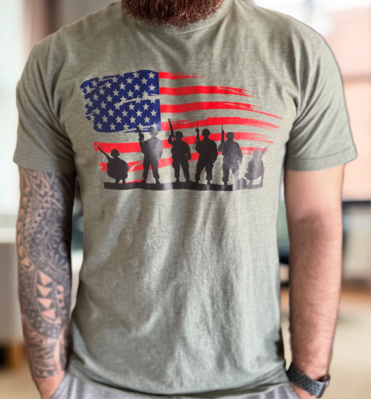 America Soldiers Shirt Flag Land of the free America American flag USA shirt America Shirt USA Hoodie Land of the free shirts Military Army