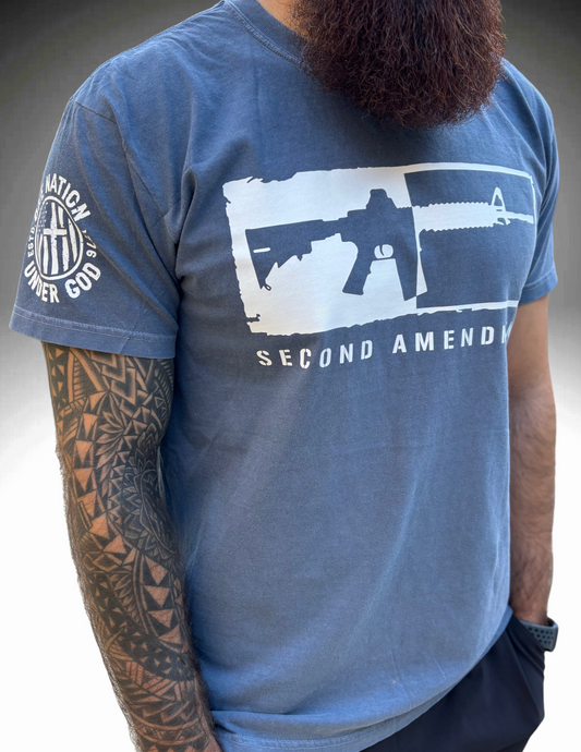 One Nation Under God Second Amendment Comfort Colors shirt