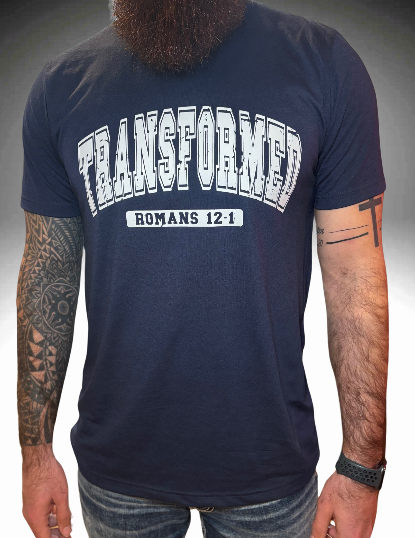 Transformed Romans 12:1 Varsity Print