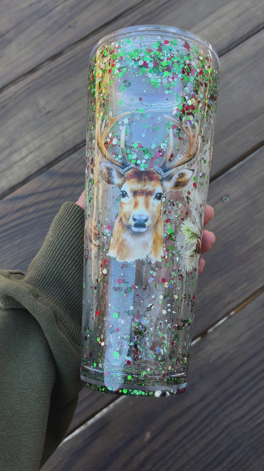 Snowglobe Tumbler 24oz