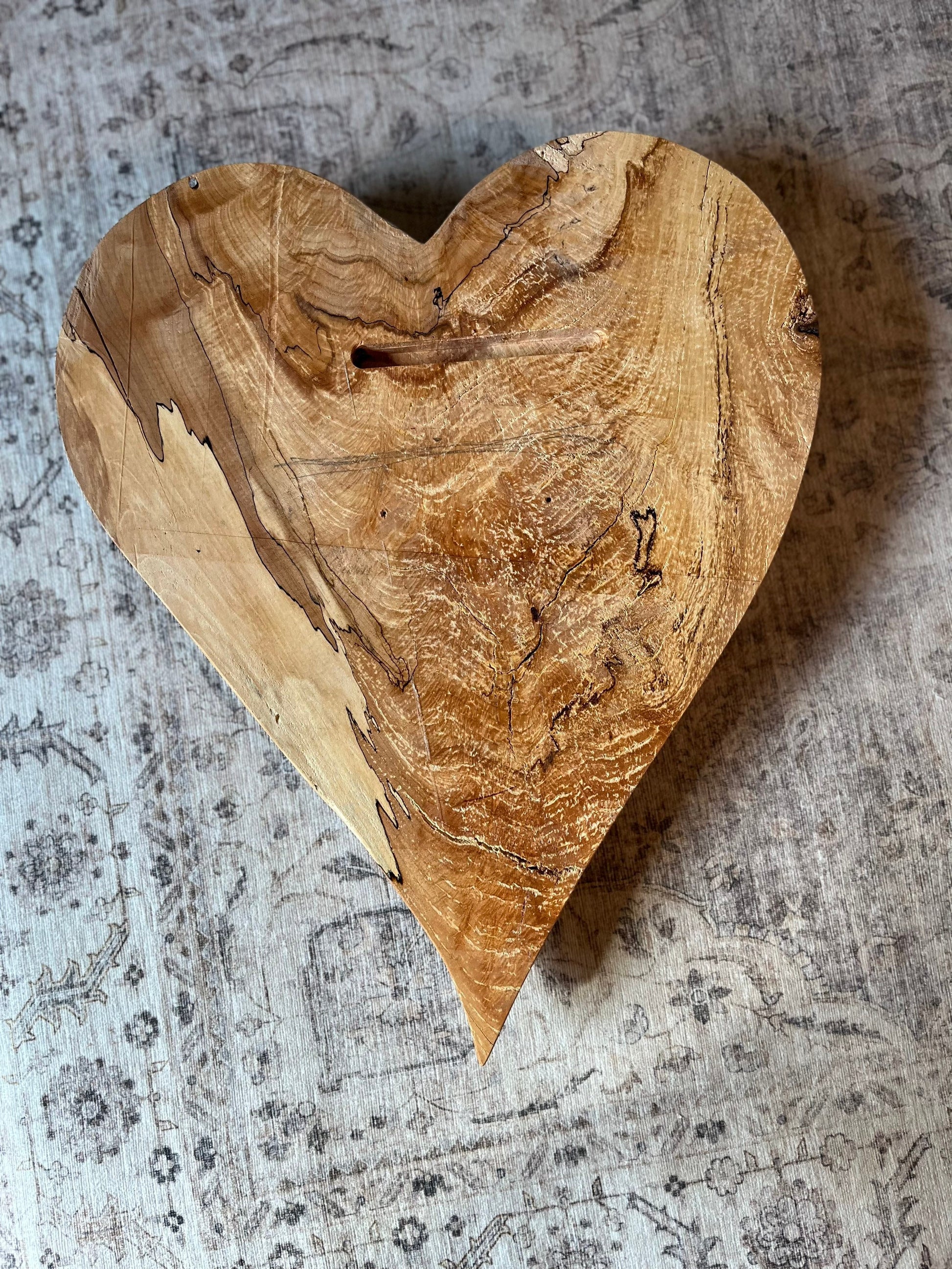 Wooden Heart Art Sculpture Maple Wood Anniversarie gift 20th anniversary birthday gift Mother’s Day gift Wooden heart wall hanging Sculpture