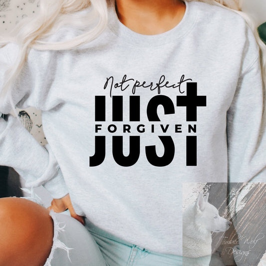 Not perfect just forgiven shirt shirt Christian shirts Christian hoodies Jesus Shirt Faith Pray Jesus Christian Godfidence shirt Faith Shirt