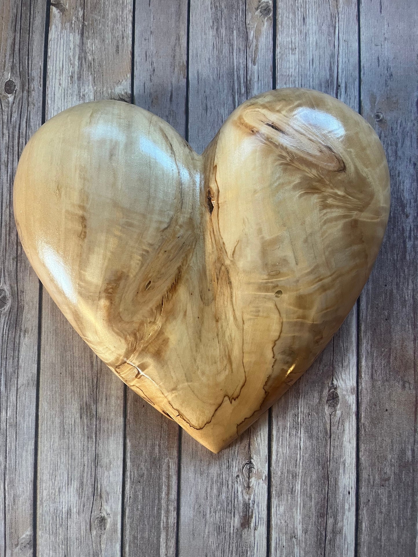 3 D heart wooden sculptures white poplar Wood Anniversarie gift 20th anniversary wood Art birthday gift Mother’s Day gift wall hanging