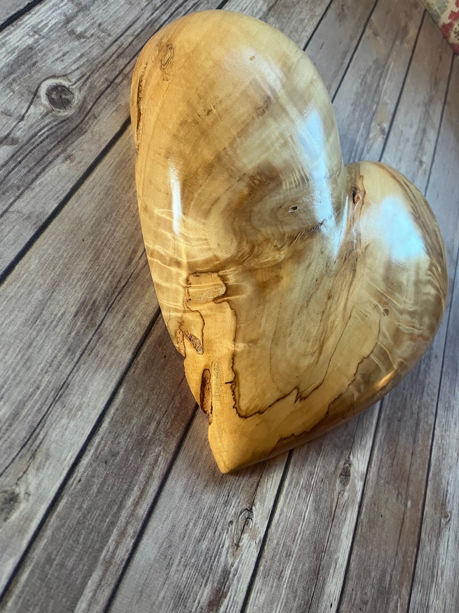 3 D heart wooden sculptures white poplar Wood Anniversarie gift 20th anniversary wood Art birthday gift Mother’s Day gift wall hanging