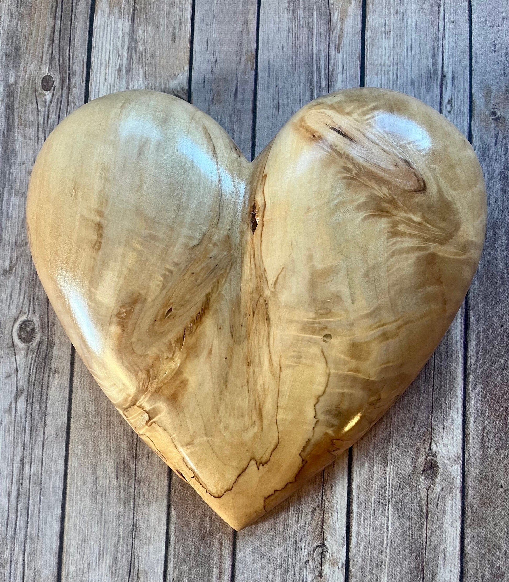 3 D heart wooden sculptures white poplar Wood Anniversarie gift 20th anniversary wood Art birthday gift Mother’s Day gift wall hanging