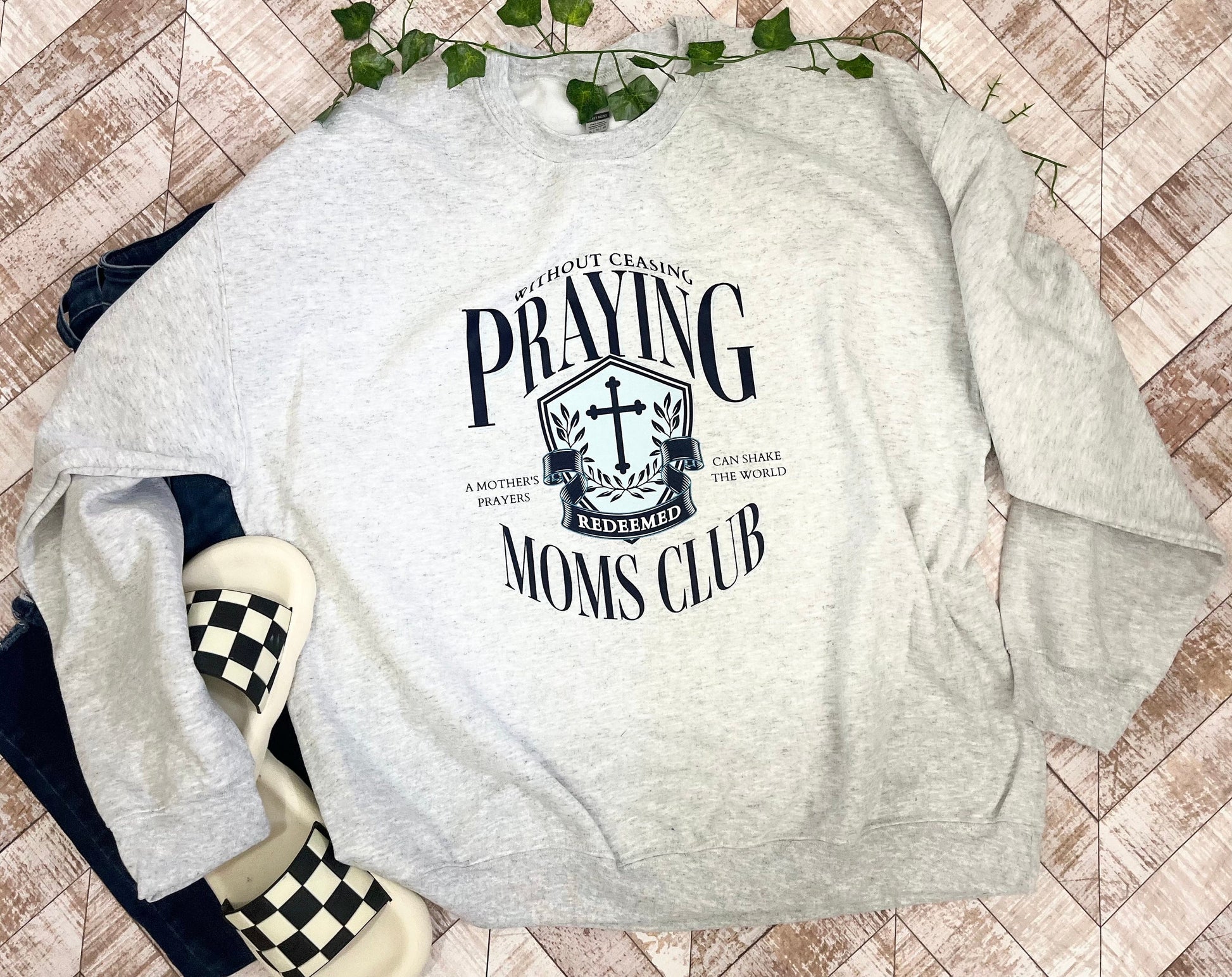 Praying Moms Club Christian Mom shirts Scripture Shirts Women's Faith Based Apparel Womens Scripture Mom shirts MaMa Shirts Prayer Time