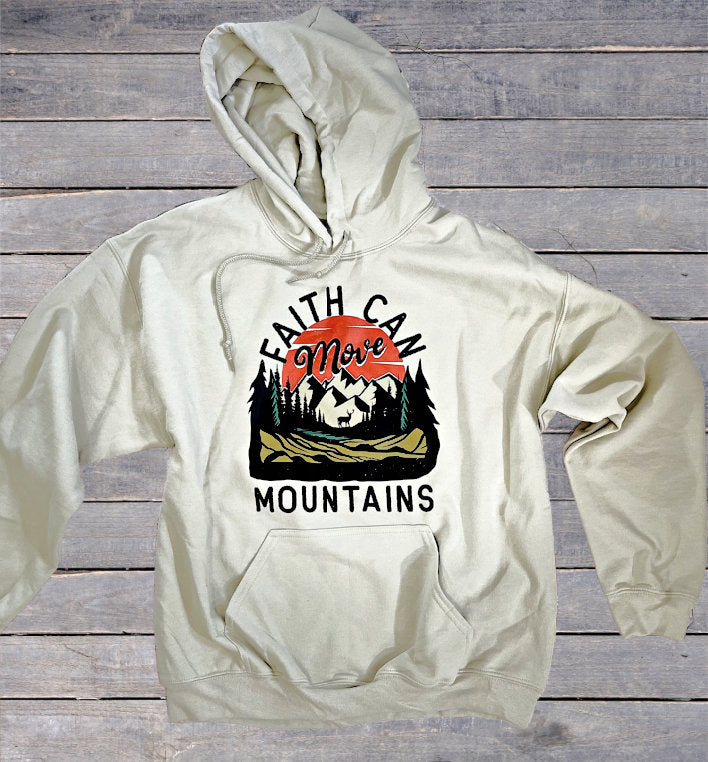 Faith can move mountains Faith hoodie faith sweatshirt mens and womens faith can move mountains christian shirts scripture gifts shirt