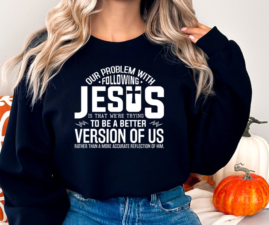 Following Jesus Shirt Christian hoodies Jesus Sweatshirt Faith Pray Jesus Christian shirt Faith Shirt Jesus Shirt Religious Christian Appare