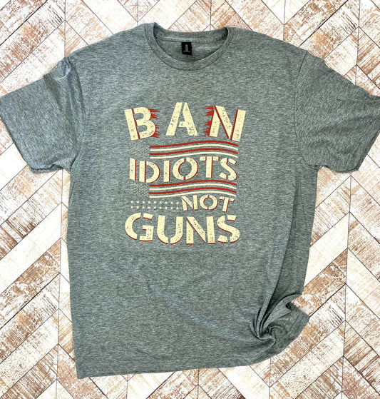 Ban Idiots not guns America Flag Land of the free America American flag USA shirt America Shirt USA Hoodie Land of the free shirts Military