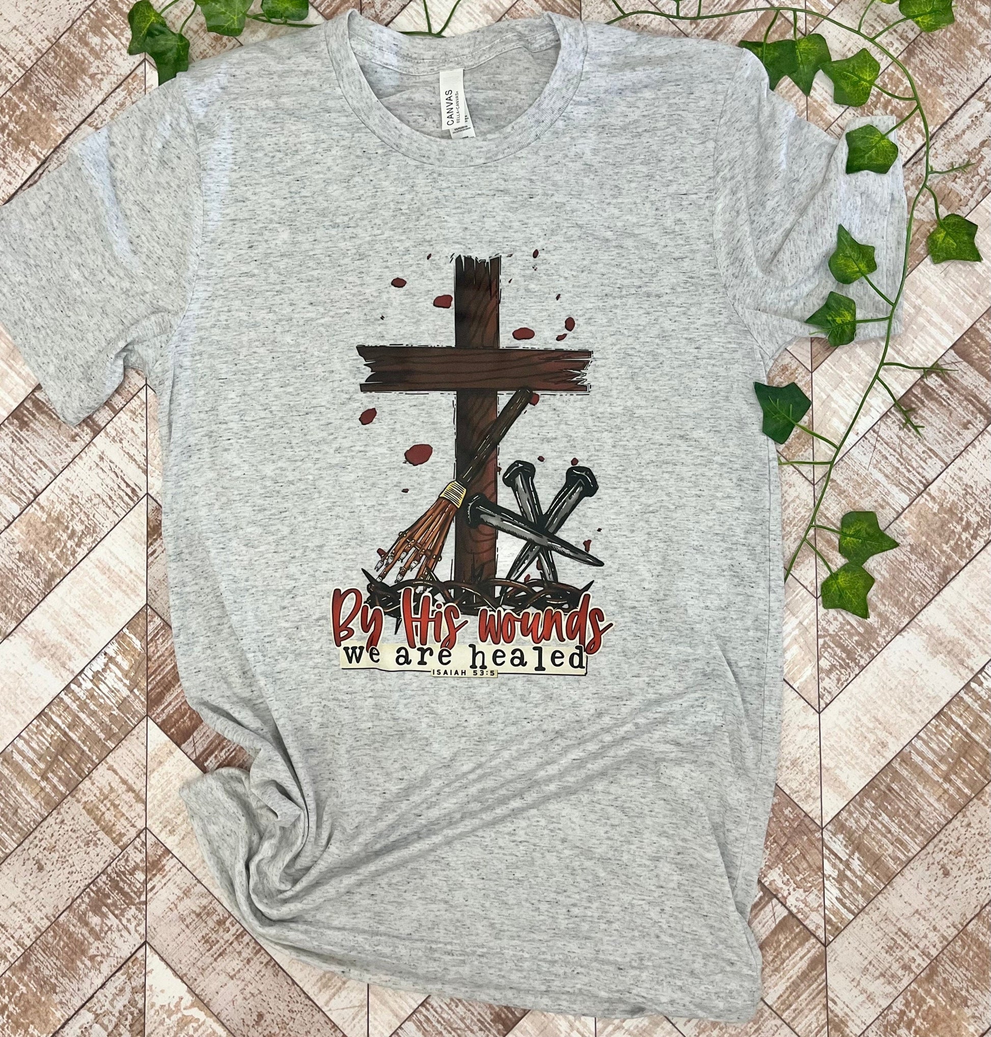 By his wounds we are healed Shirt Christian hoodies Jesus Shirt Faith Pray Jesus Christian shirt Faith Shirt Jesus Shirt Religious